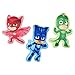 Official Licensed PJ Mask Character Cushions Bundle - Owlette, Geko & Catboy (each size: 28 x 27.5 x 5.5cm)