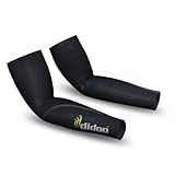 Mens Cycling arm warmer Compression base layer running skin tight body armour