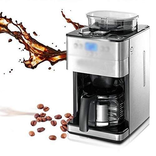 Praktisch-Amerikanische-kaffeemaschine-vollautomatische-kaffeemaschine-mhle-tropfkaffeemaschine-hause-kaffeemaschine-filter-kaffeemaschine-229mm-times274-mm-times404mm-Silber-Farbe-Silber