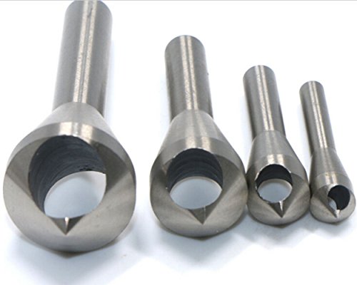 Malayas®4 Stück Entgratsenker HSS Querlochsenker Kegelsenker Entgratung Senker Metall Holz PVC Aluminium 2-5mm 5-10mm 10-15mm 15-20mm - 2