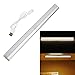 Produktbild GreenSun LED Lighting LED Sensor Unterbauleuchte Wandleuchte 20LEDs 2835SMD Warmweiß Schranklampe Schrankbeleuchtung Nachtlicht mit Bewegungsmelder DC3-5V 180mA Lichtleiste für Wandschrank, Dachboden, Treppen, Küche, Kabinett, Flur USB aufladen