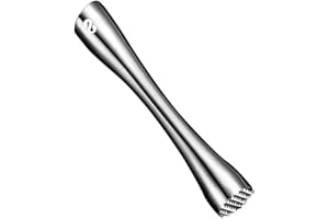UPKOCH Middler aus Edelstahl für Cocktail: Professional Metall Ice Eis zerkleinert Eis Hammer Stößel Zitrone Pressstab Obststange
