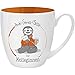 Produktbild Gruss & Co 45492 Anti-Stress Tasse für die Kollegin, 45 cl, Geschenk, New Bone China, Orange, 9.5 cm