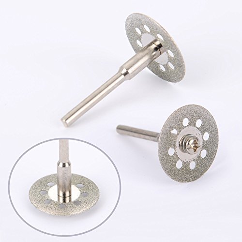 10 tlg Diamant – Trennscheiben gelocht [22mm] für Dremel Proxxon .. - 6