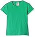 Produktbild Fruit of the Loom Mädchen T-Shirt Valueweight, Green (Kelly Green), 152