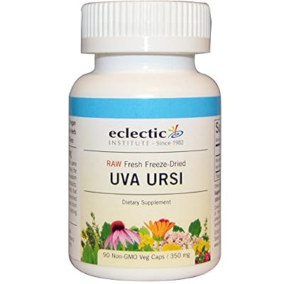 Eclectic Institute Uva Ursi, 350 mg, 90 non-OGM Veggie Caps - Eclectic Institute