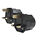 Produktbild EAZY CASE 2X UK Reiseadapter, Netzstecker für UK auf DE Schutzkontakt, 3Pin Stecker auf Schuko Euro-Buchse - Perfekter Reisestecker für England, Hong Kong, VAE, Zypern, Schwarz