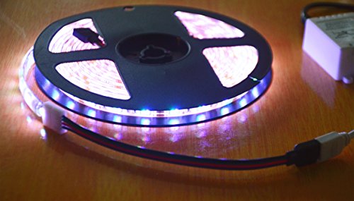 10x RGB 5050 Schnellverbinder 10mm Breit 4 polig Verbindungskabel Anschlusskabel LED Stripe Verbinder Adapter für SMD 5050 RGB LED Streifen zu RGB 3528 2835 LED Streifen, zu DC Stromversorgung, zu LED Controller-17cm, Ohne Löten - 6
