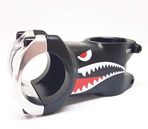 Da Bomb Shark MTB Bike Bicycle Stem Forged Aluminum 31.8mm Clamp Dia. Black 60mm/80mm (60)