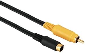 Hama Verbindungskabel S-Video Video-Stecker (Cinch)