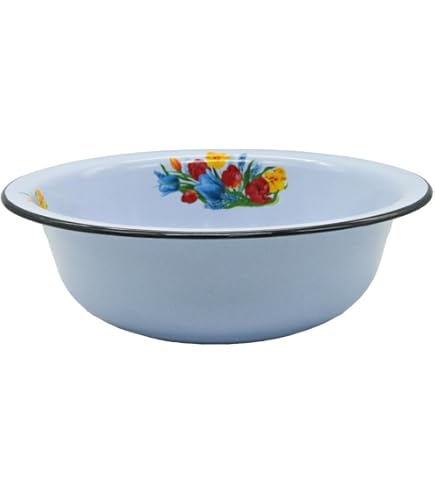 Grande jardinière vintage en porcelaine bleue et blanche du 20ème siècle - En ve