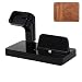 Produktbild Garyesh 2 in 1 Aufladendock-Station-Standplatz-Halter für Apple iWatch u. IPhone (Schwarz)