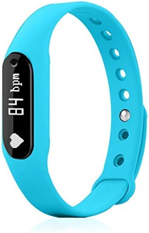 Sudroid Bluetooth 4.0 Waterproof Smart Bracelet Support Heart Rate Monitoring for iOS/Android (blue)