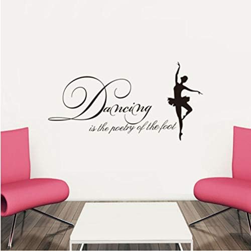 tonywu Vinyl Wall Decals Designs Dancing Is The Potery Removable Vinyl Wall Stickers Home Decor Wall Art Decals