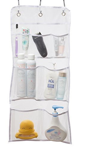 H?ngenetztasche, Fasst 340oz/1000ml Shampoo, Duschablage mit T¨¹raufh?nger - 5