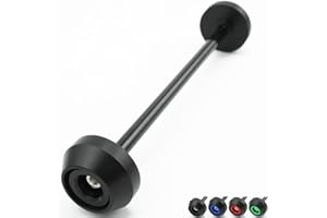 N/A GENERIC Protezione anticaduta della forcella della ruota anteriore per Kawasaki Z650 Z750 Z750S Z800 Z900 Z900RS Z1000 Moto Caduta Guard Pads (nero)