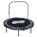 Produktbild Eyepower faltbares Ø 130 cm Trampolin inkl. abnehmbarem Haltegriff Indoor Outdoor Fitness-Trampolin 120 kg Schwarz