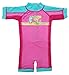 Bright Bots - 12/18m Baby Girls Sunsuit Sun Protection UPF50+ Short Leg/Sleeve All In One- Pink