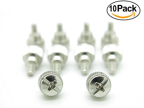 Thumbscrews 10-Pack Schrauben zur Öffnung von PC-Gehäusen ohne Schraubenzieher 6#-31*5 / M3.5*5 – Silber - 3