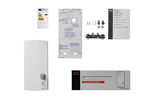AEG 222390 DDLE Basis elektronischer Durchlauferhitzer wählbare Leistung EEK A, 18/21/24 kW druckfest - 6