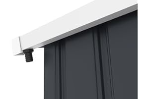 HABITAT ET JARDIN Gouttière pour abri de Jardin en métal de 6 à 13 m2