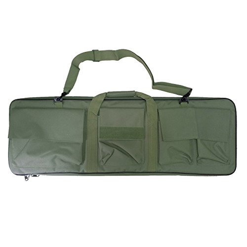 Funda de pistola con correa para el hombro de soporte para Caza Airsoft colour verde militar 88 cm