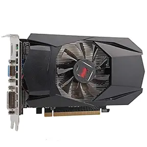 Game Graphics Card HD7670 1GB 128bit DDR5 Graphics Card Gaming Graphics Display Video Card with Cooling Fan Profesional Computer Components for PC/Laptop/Desktop, 650MHz Core Frequency