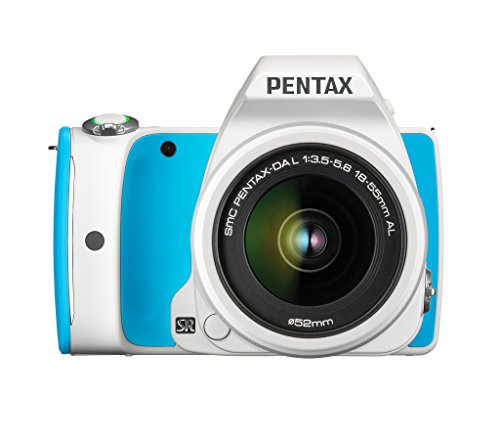 Pentax K-S1 DSLR Camera - Blue Cream Soda (18-55mm Lens Kit, 20MP)