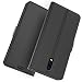 Produktbild Oppo R17 Hülle, Flip Folio Cover mit Magnetverschluss, [Kickstand] Bookstyle PU Leder Brieftasche Kreditkarten Tasche Case Slim Soft TPU Stoßfänger Lederhülle Full Body Schutzhülle für Oppo R17 Black