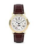 Frederique Constant Herren-Armbanduhr Analog Quarz Leder FC-270EM4P5