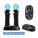 Produktbild YOUSHARES Dual-Ladestation DCCS-Controller, Ladestation für die Bewegungs Gamepad mit LED-Anzeige, kompatibel zu PS3 / PS4 Bewegungssteuerung, USB angetrieben (schwarz) Schwarz