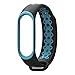 Produktbild Upxiang Armband für Xiaomi Mi Band 4 Silikon Ersatzband Atmungsaktiv Wrist Band Strap Uhrenarmband mit Lünette Verstellbare Fitness Tracker Sport Armbänder