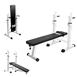 DIE MAX BELASTBARKEIT IST 200KG!!! DESIGN:SY-544-BK die Flachbank ist mit Sicherheitsablage und Sicherheitsgurt darum wenn Sie tranier lassen Sie mehr Sicherheitsein.Gepolsterte Liegefläche aus robustem Kunstleder,über gut verarbeitet und verstärkt genäht,mehr Komfort.