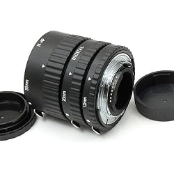 Meike - Tubo de extensión macro de metal con enfoque automático para cámaras fotográficas Nikon
