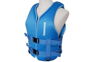 ‎WAABOSE Waabose Schwimmweste für Erwachsene Kinder, Universal Rettungsweste für Herren & Damen, Rettungsweste Schwimmhilfe für Kajakfahren, Angeln, Surfen, Wassersport