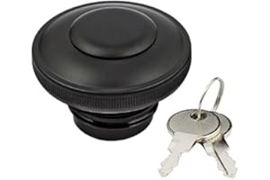 GZM Bouchon réservoir essence Clé Serrure Antivol ventilé noir x Harley Davidson depuis 1996 jusqu'à aujourd'hui Sportster 883 1200 XL IRON Hugger Sport Roadster Custom Forty Eight Seventy Two
