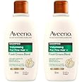 Aveeno Volumising Fresh Greens Scalp Soothing Mint, Cucumber and Rosemary Shampoo for Fine Hair 300ml (Pack of 2)