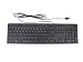 Produktbild Original Dell USB-Tastatur KB216 schwarz, schön und Slim, QWERTY –-Nordic Layout, für Dänisch – Schwedisch – Finnisch – Norwegisch Sprachen, Dell P/N: nrr4 C