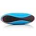 Produktbild Saxonia Tragbarer Bluetooth Lautsprecher Portable Wireless Speaker mit FM-Radio / AUX Blau