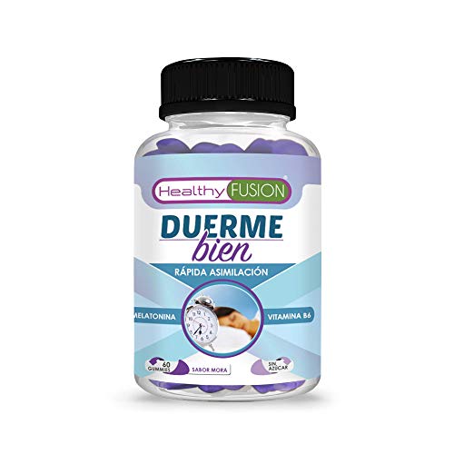 DUERME BIEN - Melatonina Pura 100% Asimilada de Absorción Sublingual + Vitamina B6 | Para un Descanso Profundo y Reparador | Dormirás Como Nunca Antes | Melatonina de Rápida Actuación | 60 UND.