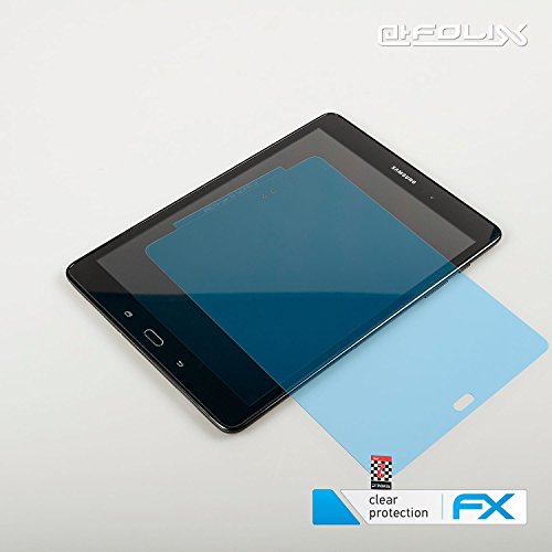 Samsung Galaxy Tab A 9.7 Schutzfolie – 2 x atFoliX FX-Clear kristallklare Displayschutzfolie - 4