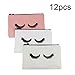 Produktbild Briefpapier Beutel, Tragbare Aufbewahrungstasche Wimpern Muster für Handy Sonnenbrille Karte für Stift Bleistift Briefpapier Make Up 3 Farben