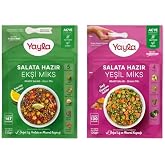yayla Seti | Salata Hazır Ekşi Mix, 120 gr x2 + Salata Hazır Yeşil Mix 120 gram x2