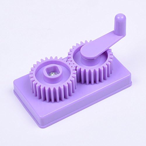 Purple Hand-operated Quilling Crimper, Paper Slip Wave Shape Making Tool, Quilling Tool with Little Storage Case