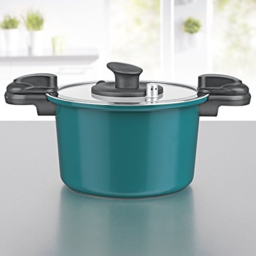 TV Unser Original 02207 bratmaxx Energiespartopf mit Keramikbeschichtung, smaragdgrün - 4