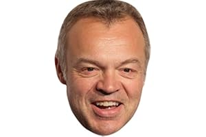 FoxyPrinting Graham Norton Eurovision Celebrity Cardboard Party Face Mask Fancy Dress