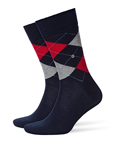 BURLINGTON Herren King Socken - 1 Paar, Größe 40-50, versch. Farben, Baumwollmischung - Weicher Strumpf aus gekämmter Baumwolle in jungen, modischen Farben