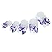 2 sets butterfly False Fake Nail Art Fingernail Full Tips purple