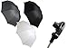 First Steps Pram Buggy Pushchair Universal Automatic Parasol Umbrella Sunshade (Anthracite)