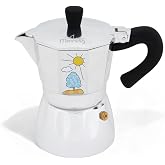 Any Morning Hes-6 Espresso Kahve Makinesi | İtalyan Kahve Makinesi, Al&uuml;minyum, PBA &Uuml;cretsiz, 6 Espresso Fincanı
